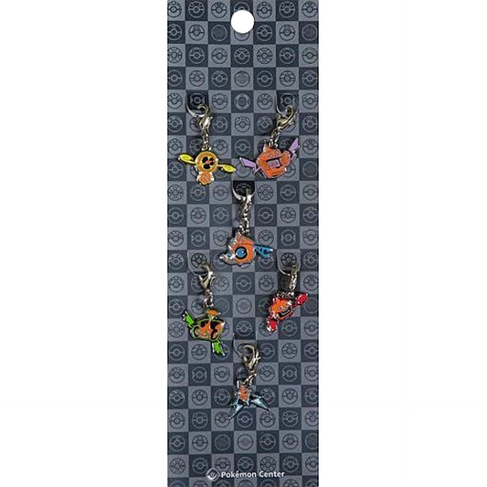 Set of 6 Rotom 6 Forms Renewal Pokemon 479. National Pokedex Metal Charm Pokemon Center Limited [USED]