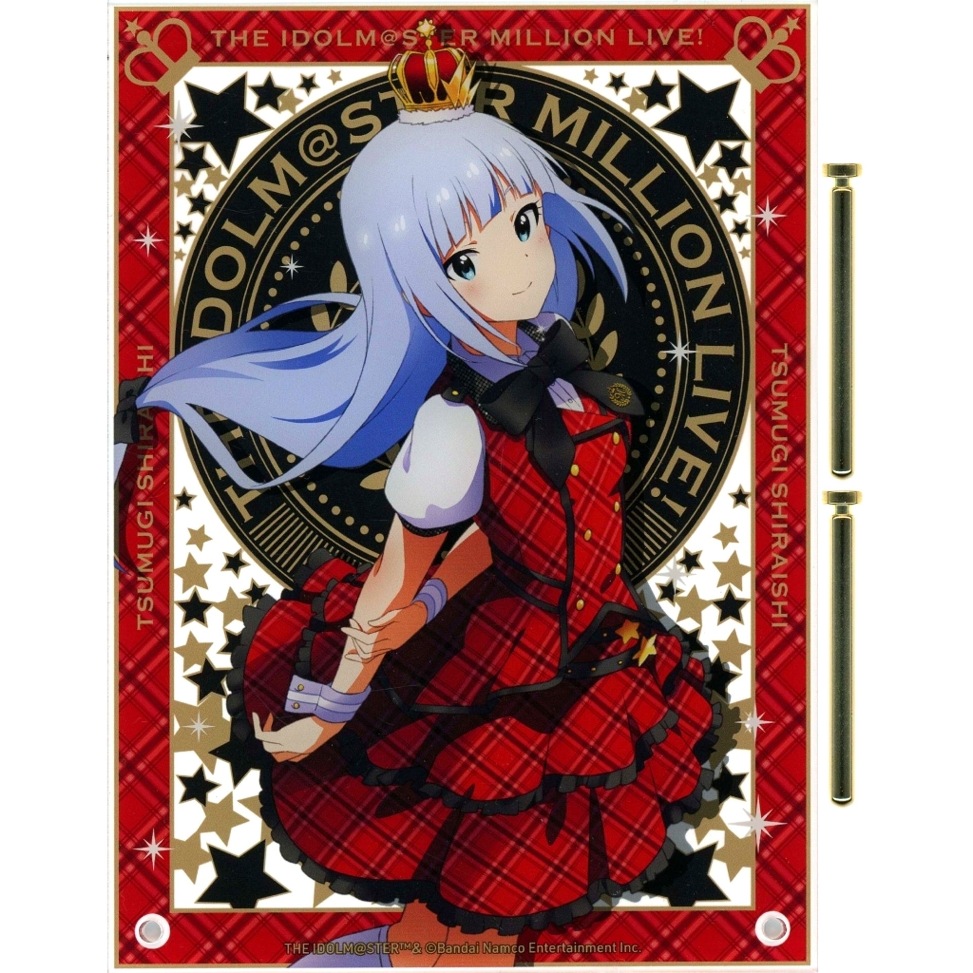 Tsumugi Shiraishi THE IDOLM@STER MILLION LIVE! Acrylic Art Prologue Rouge ver. x Gift SHOP in Kotobukiya Akihabara [USED]