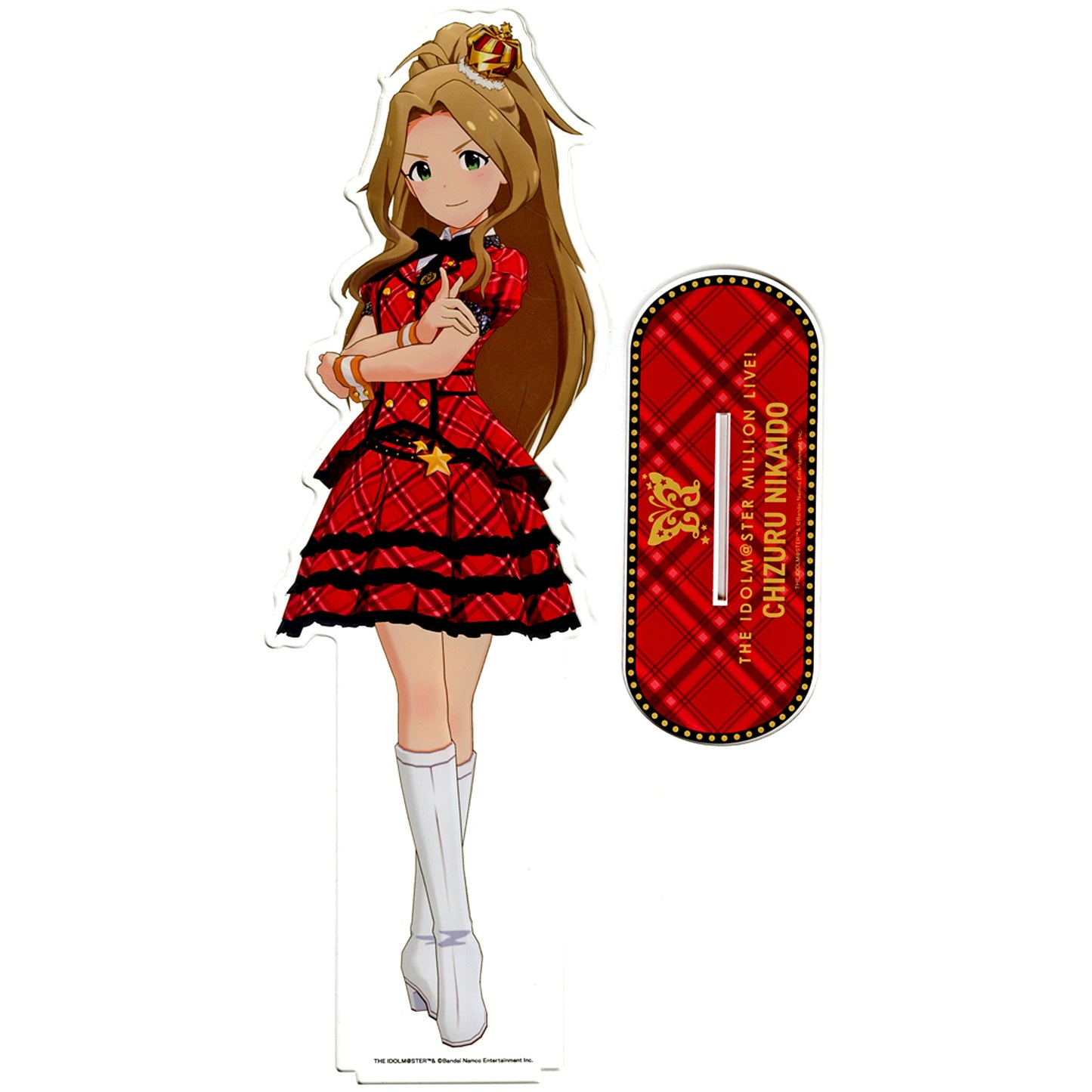 Chizuru Nikaido THE IDOLM@STER MILLION LIVE! Extra Large Acrylic Stand Prologue Rouge ver. Gift SHOP Kotobukiya Akihabara [USED]