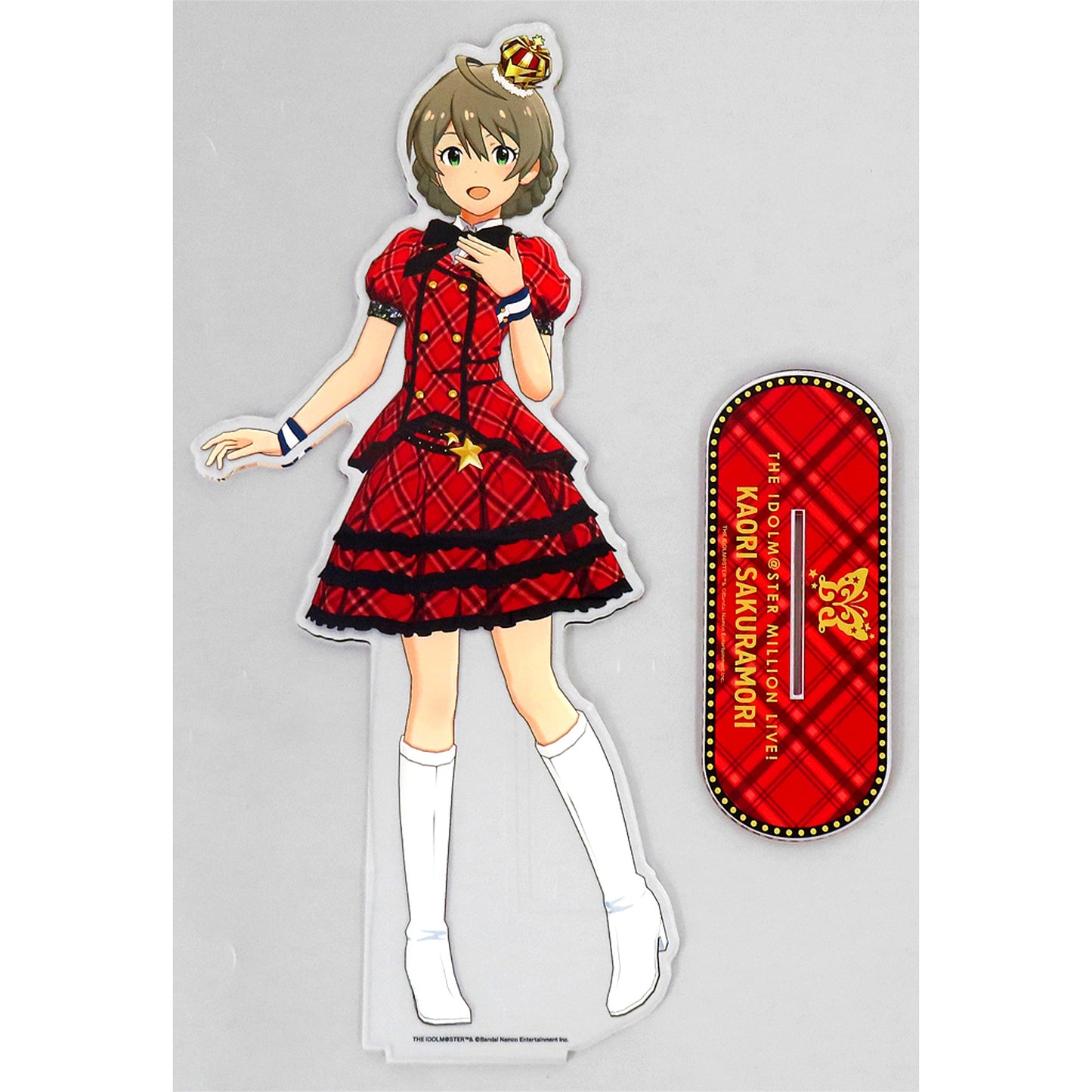 Kaori Sakuramori THE IDOLM@STER MILLION LIVE! Extra Large Acrylic Stand Prologue Rouge ver. Gift SHOP Kotobukiya Akihabara [USED]