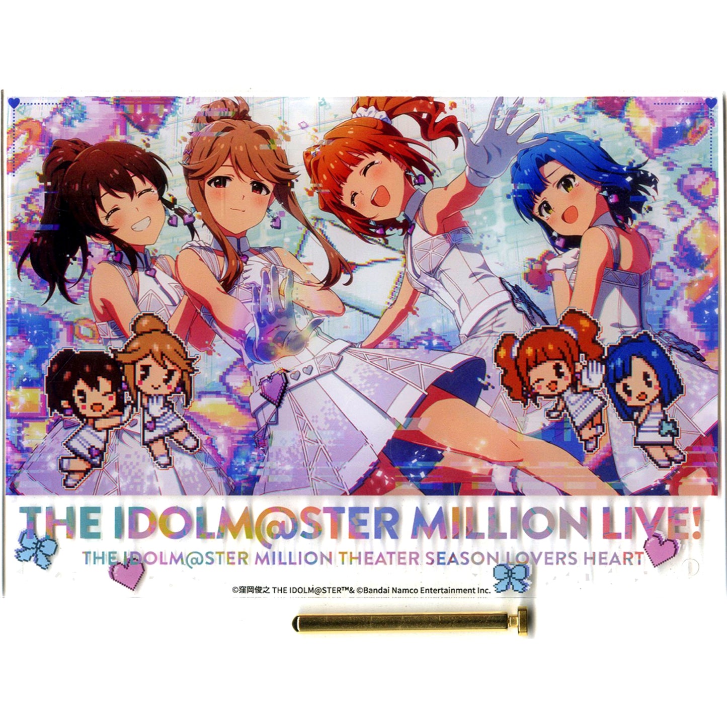 LOVE HEART 01 The Idolmaster Million Live! x Gift SHOP in Kotobukiya Akihabara Acrylic Art [USED]