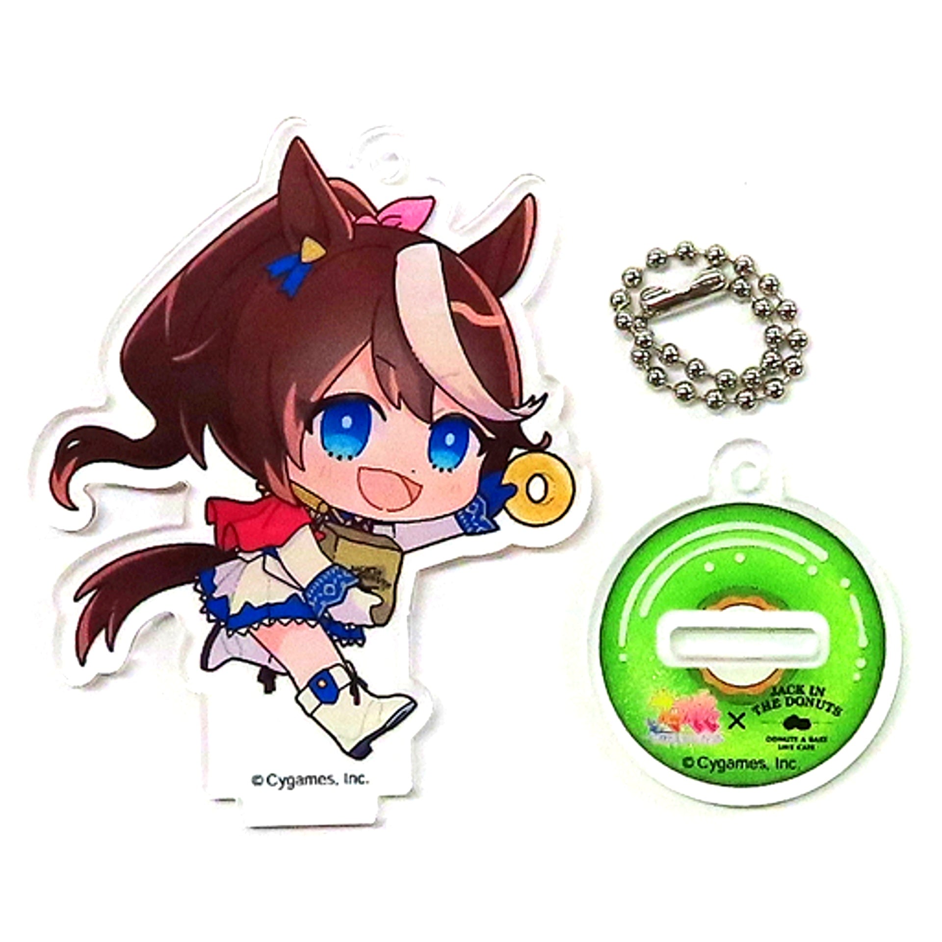 Tokai Teio Umamusume: Pretty Derby x Jack in the Donuts Acrylic Stand Keychain [USED]