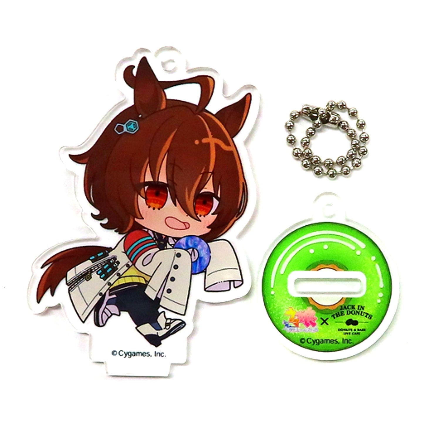 Agnes Tachyon Umamusume Pretty Derby Acrylic Stand Keychain Jack in the Donuts [USED]