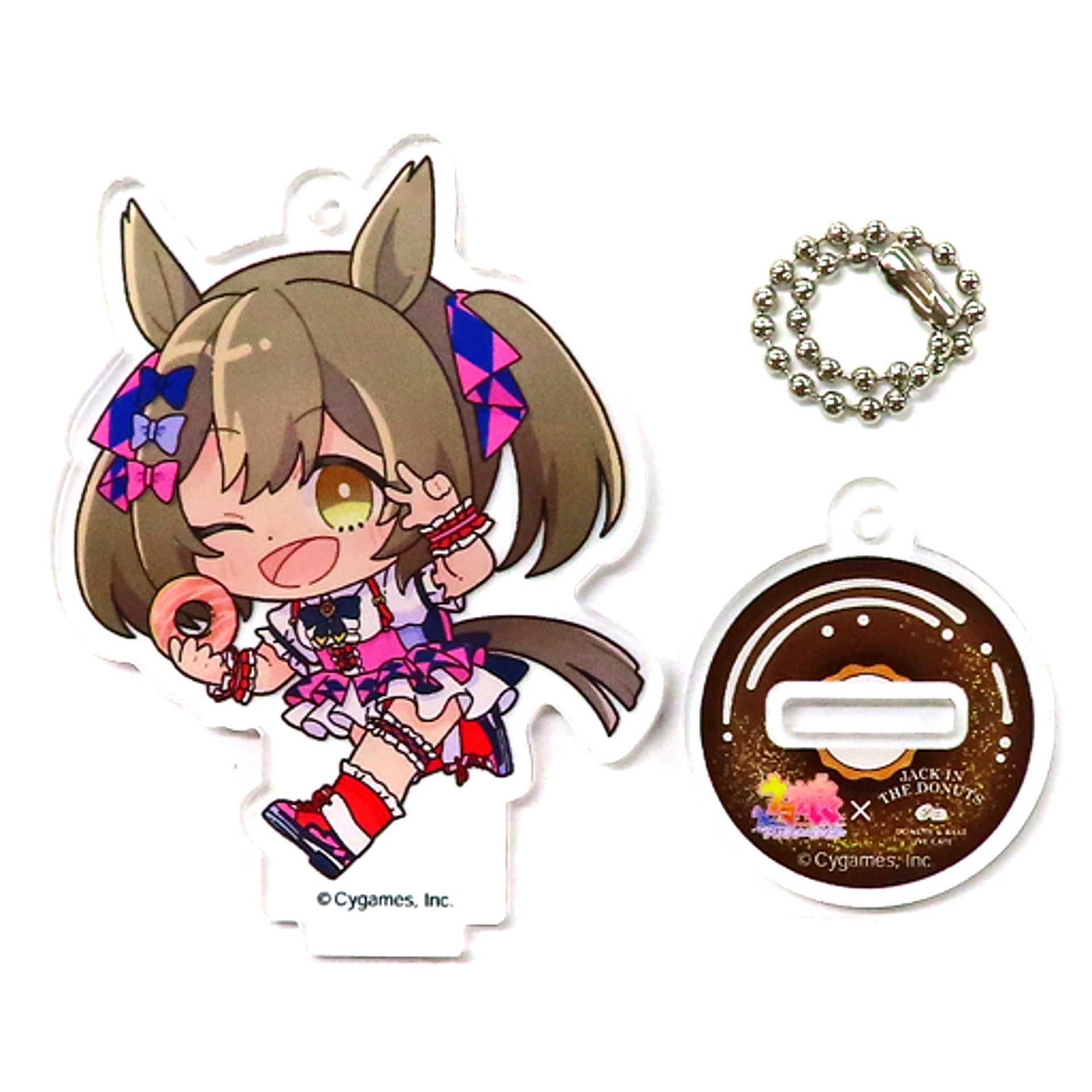 Smart Falcon Umamusume: Pretty Derby x Jack in the Donuts Acrylic Stand Keychain [USED]