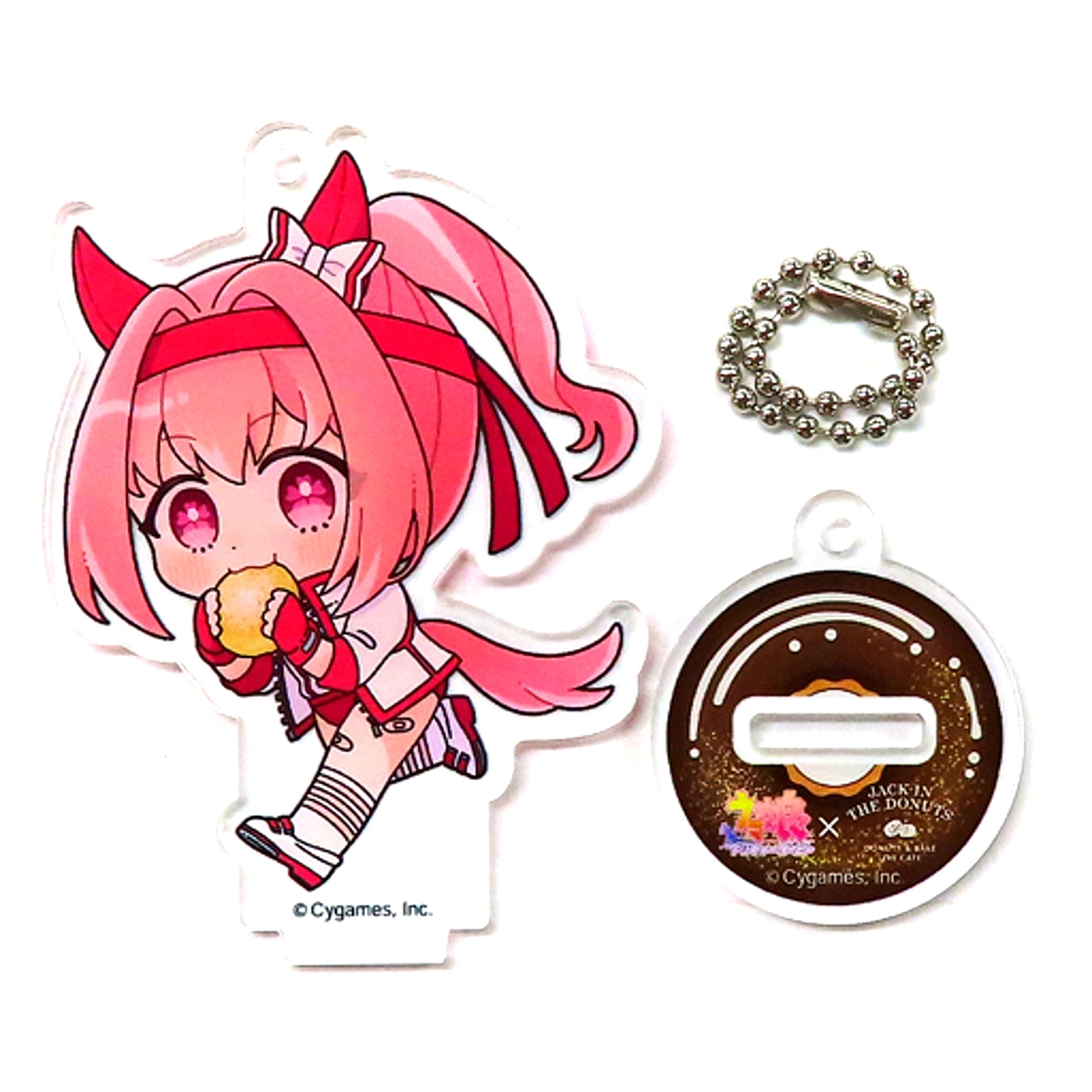 Haru Urara Umamusume Pretty Derby Acrylic Stand Keychain Jack in the Donuts [USED]