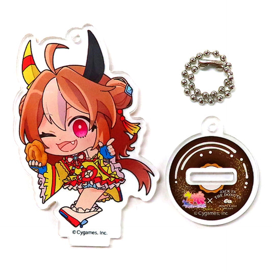Copano Rickey Uma Musume Pretty Derby Acrylic Stand Keychain Jack in the Donuts [USED]