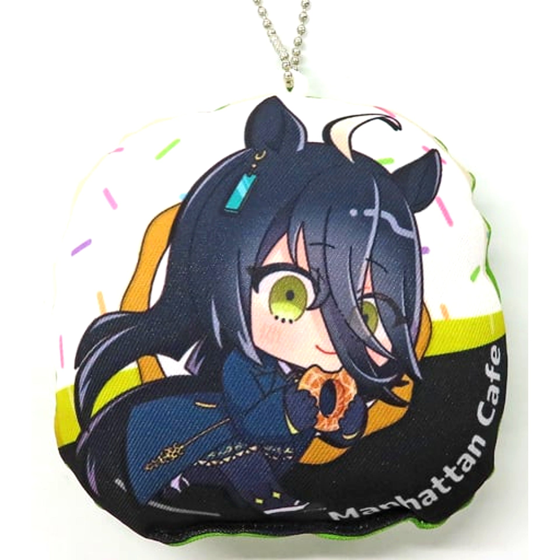 Manhattan Cafe Uma Musume Pretty Derby Mini Cushion Keychain Jack in the Donuts [USED]