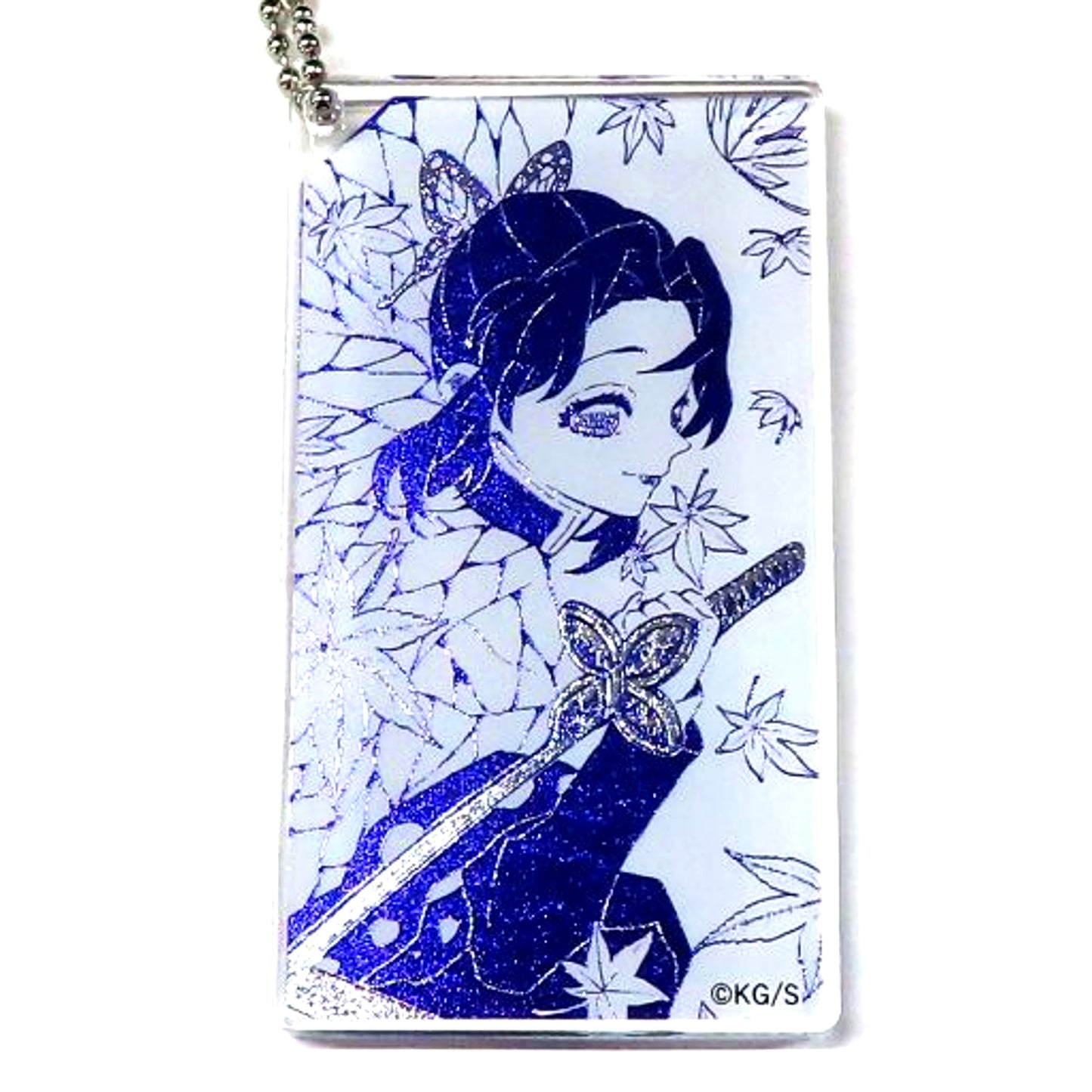 Shinobu Kocho Monochrome Demon Slayer Koyoharu Gotouge Exhibition GIRLS Acrylic Keychain Collection [USED]