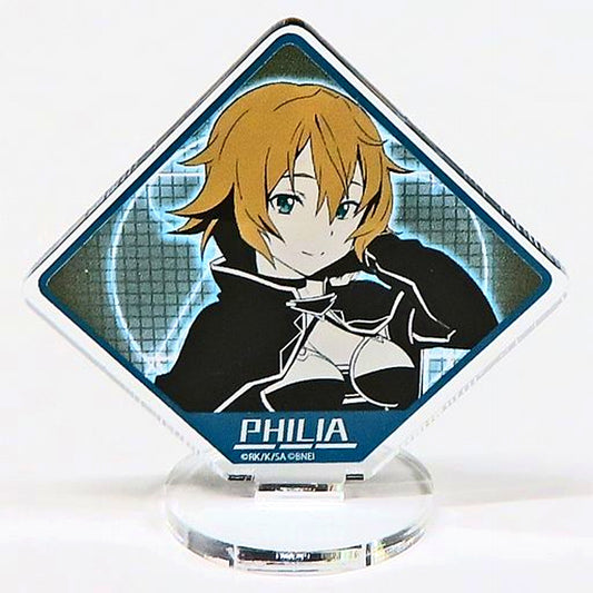 Philia Sword Art Online Original Mini Acrylic Stand Bonus for SAO cafe in OSAKA Eligible Menu Order [USED]