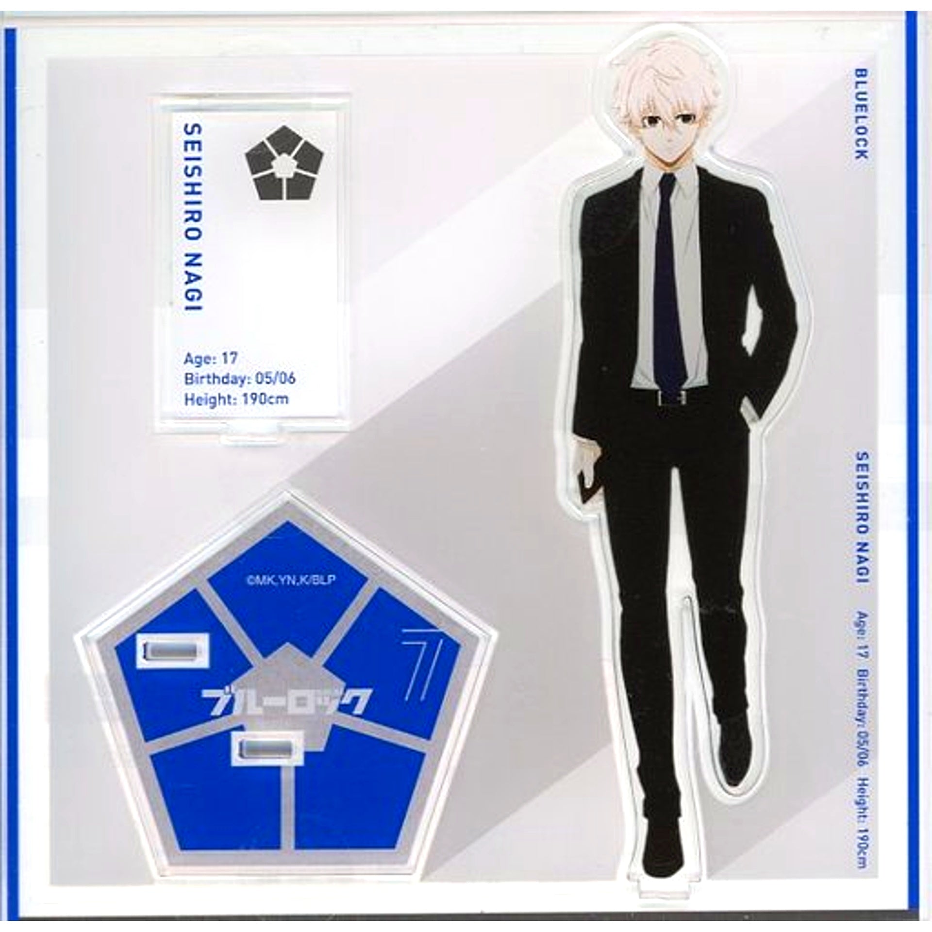 Seishiro Nagi Standing Pose Ver. TE Illustration Acrylic Stand Blue Lock Pop Up Exhibition Team Expeditions at baseyard tokyo [USED]