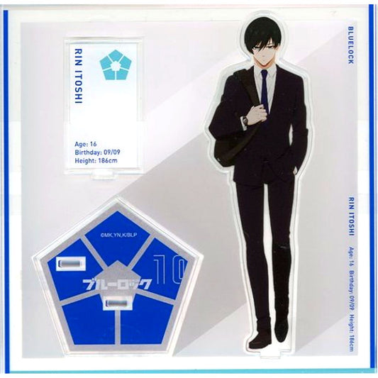 Rin Itoshi Blue Lock Acrylic Stand Standing Ver. TE Illustration POP UP Exhibition "TEAM EXPEDITIONS" at baseyard tokyo [USED]