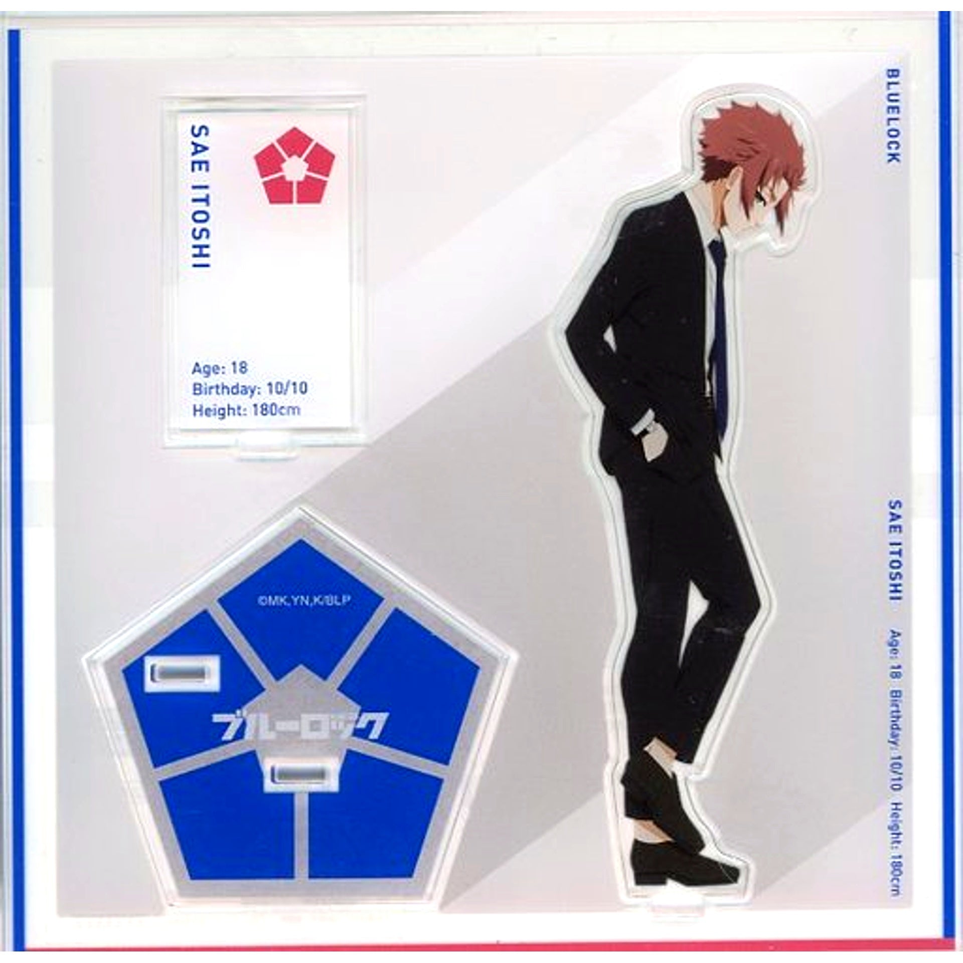 Sae Itoshi Standing Pose Ver. TE Illustration Acrylic Stand Blue Lock Pop Up Exhibition Team Expeditions at baseyard tokyo [USED]