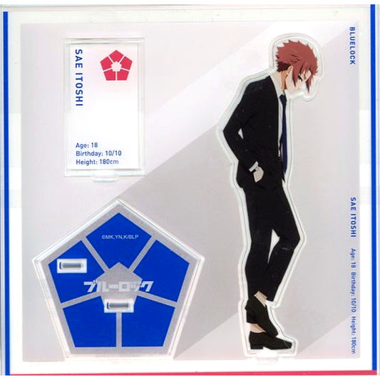 Sae Itoshi Standing Pose Ver. TE Illustration Acrylic Stand Blue Lock Pop Up Exhibition Team Expeditions at baseyard tokyo [USED]