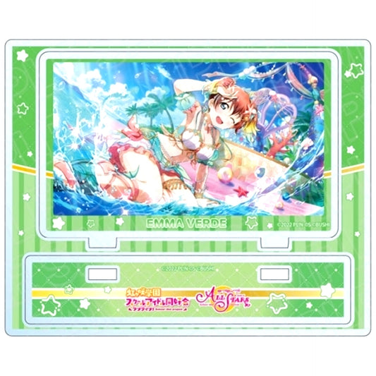 Emma Verde Splash Mermaid Ver. Acrylic Stand Love Live! School Idol Festival ALL STARS [USED]