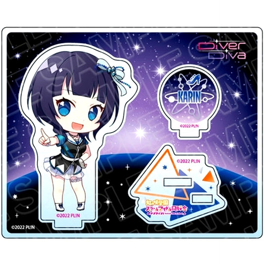 Karin Asaka THE SECRET NiGHT Deformed Ver. Acrylic Stand Love Live! Nijigasaki High School Idol Club [USED]
