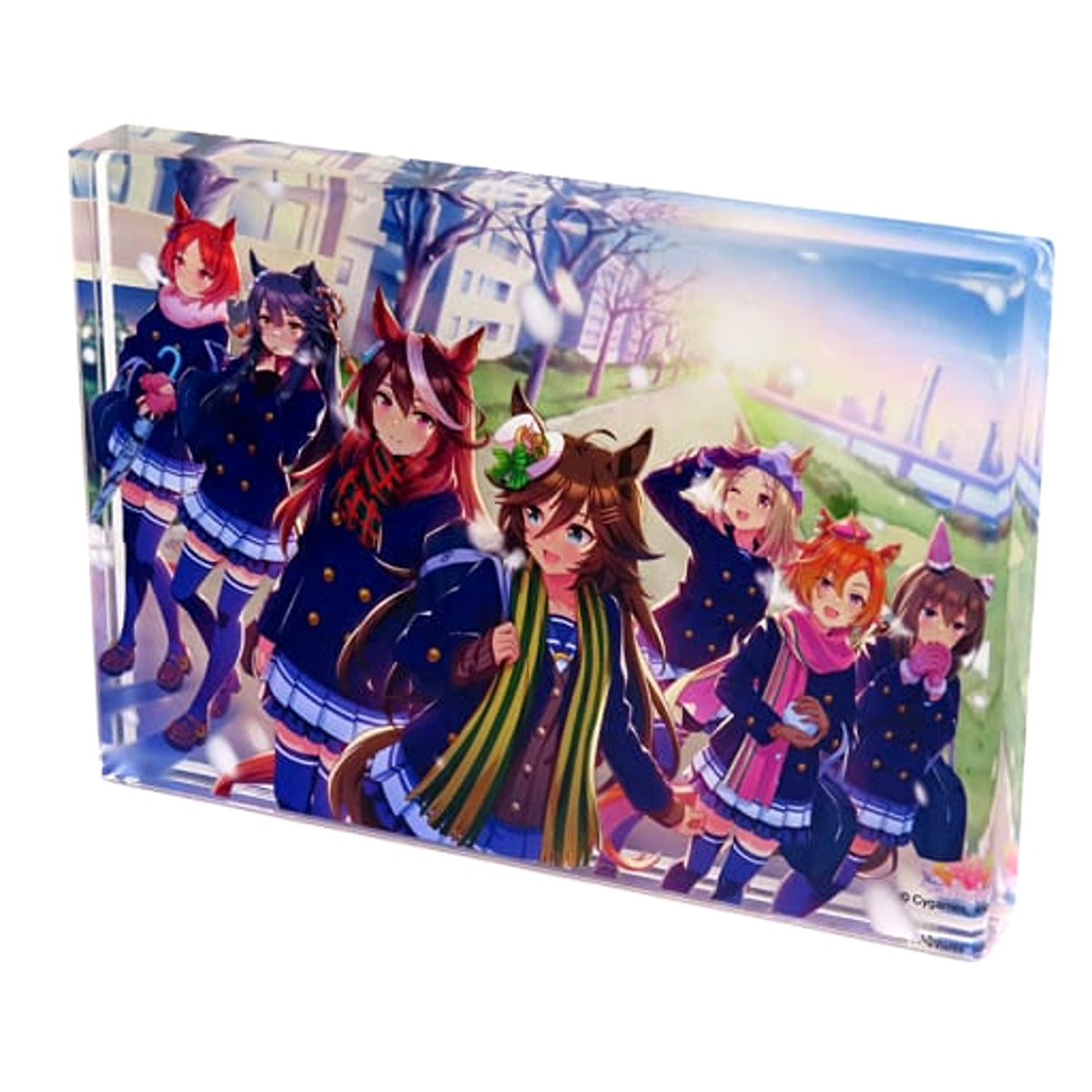 7-Eleven x Umamusume: Pretty Derby 2nd Anniversary Campaign Acrylic Block 7net Limited Acrylic Item [USED]
