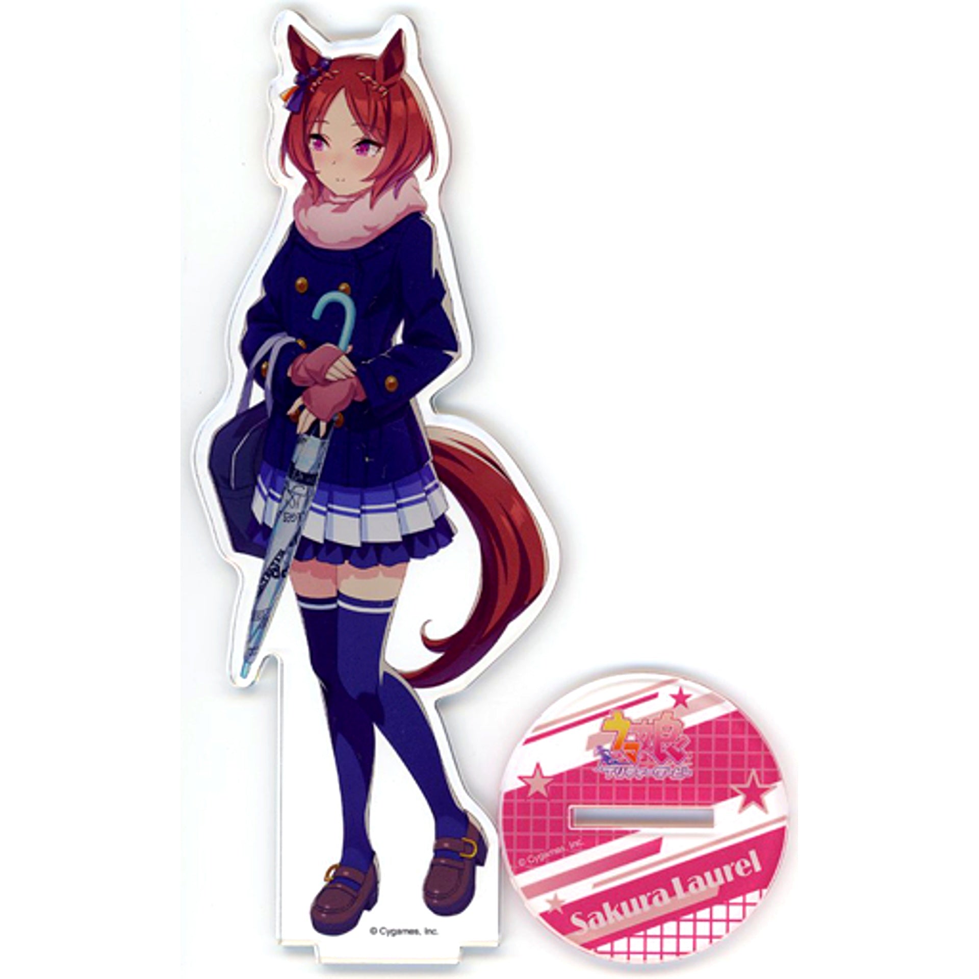 Sakura Laurel Acrylic Stand 7-Eleven x Uma Musume Pretty Derby 2nd Anniversary Campaign 7net Limited [USED]