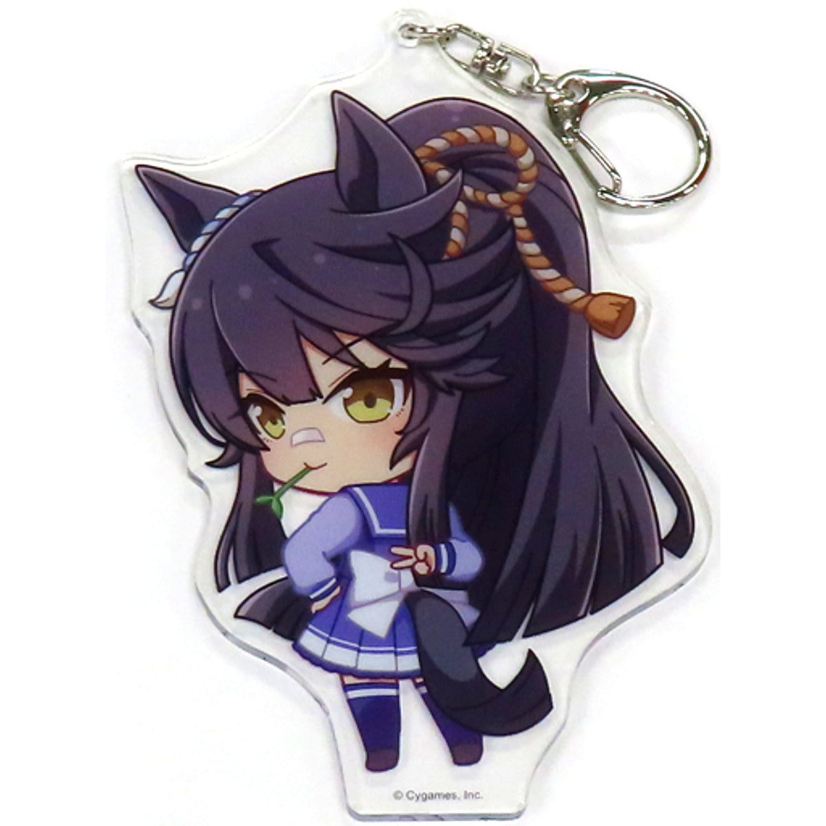 Narita Brian Umamusume Pretty Derby 2nd Anniversary V Sign Big Acrylic Keychain 7-Eleven 2nd Anniv Campaign Seven Net Limited [USED]