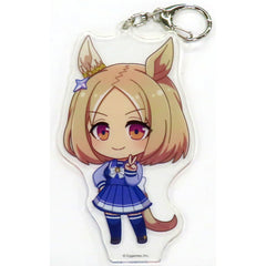 Narita Top Road Umamusume Pretty Derby 2nd Anniversary V Sign Big Acrylic Keychain 7-Eleven 2nd Anniv Campaign Seven Net Limited [USED]