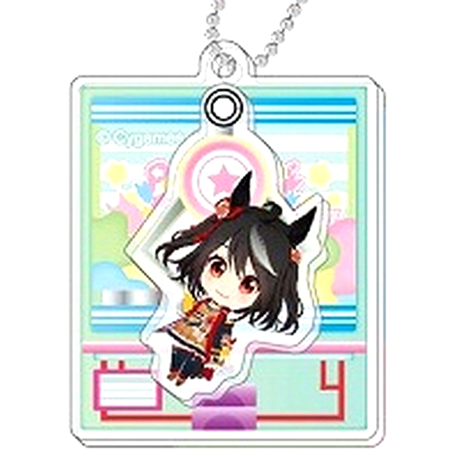 Kitasan Black Umamusume: Pretty Derby Pura Pura Acrylic Keychain C BOX [USED]