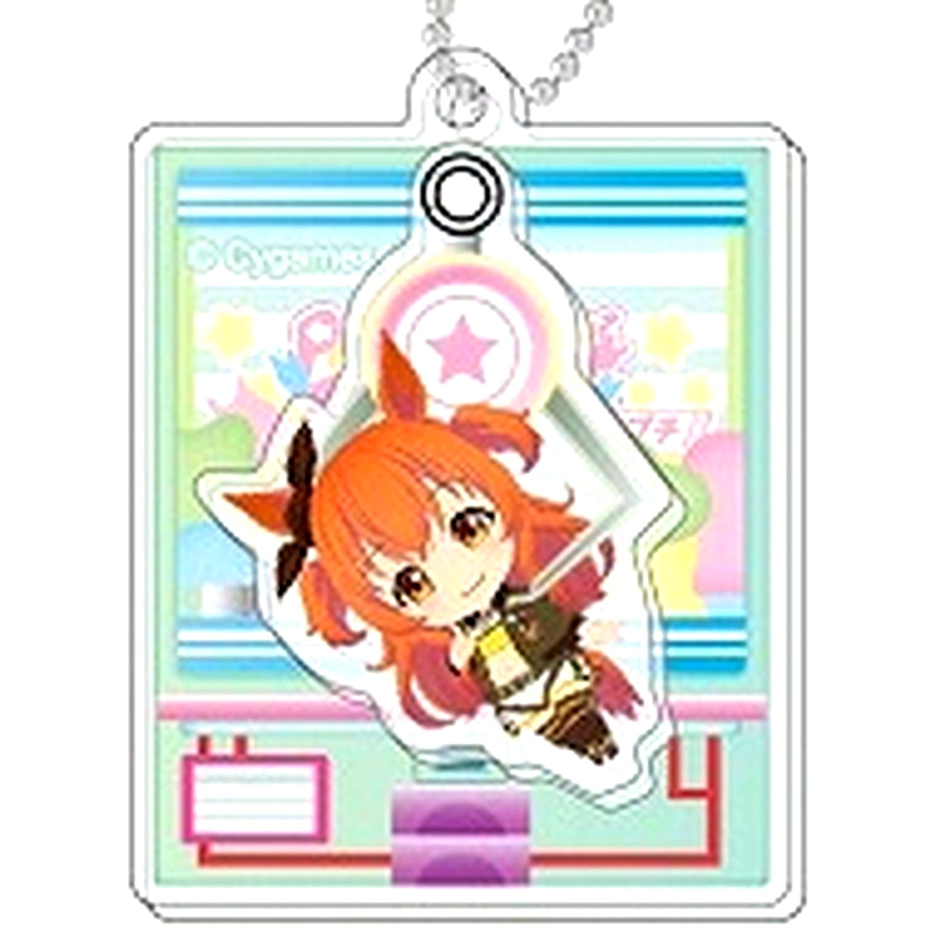 Mayano Top Gun Umamusume Pretty Derby Purapura Acrylic Keychain D BOX [USED]