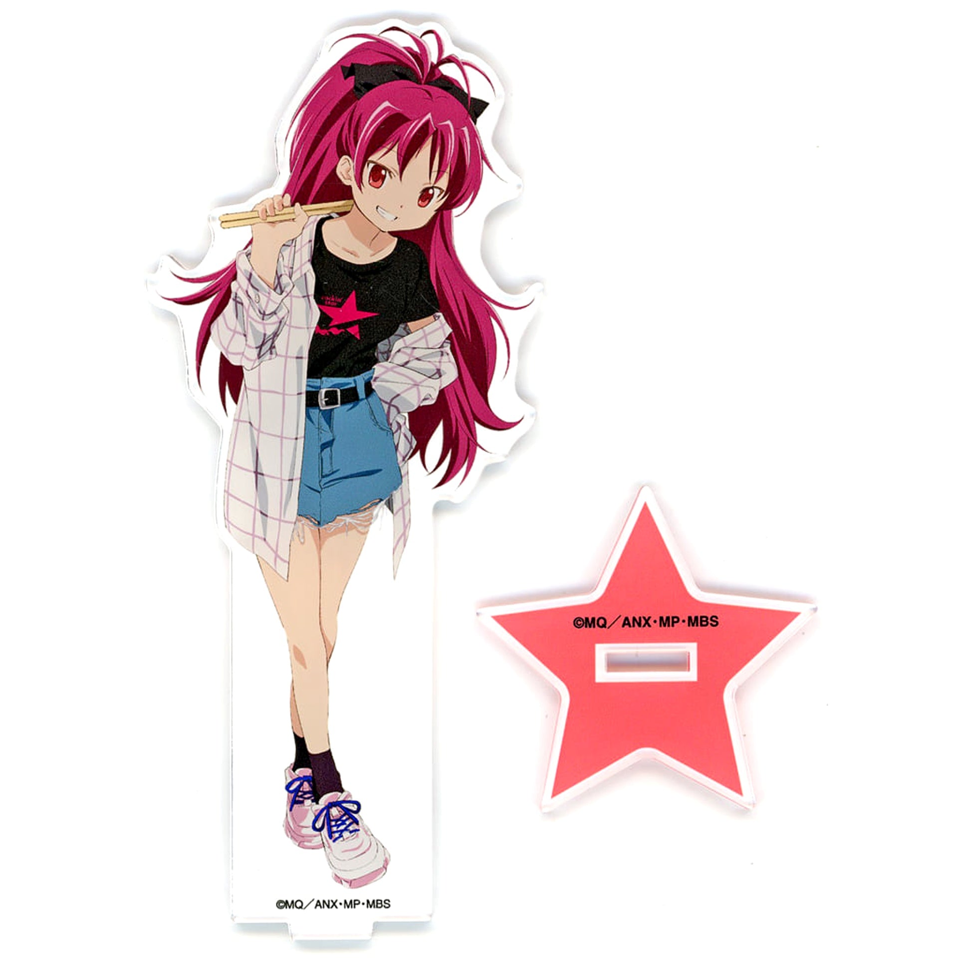 Puella Magi Madoka Magica Kyoko Sakura Original Illustration Vol.2 Big Acrylic Stand rockin'star Exclusive Acrylic Stands [USED]