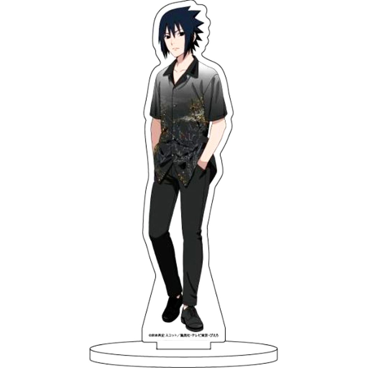 Sasuke Uchiha No. 33 Naruto Japanese Casual Wear Ver. Illustration Acrylic Figure [USED]