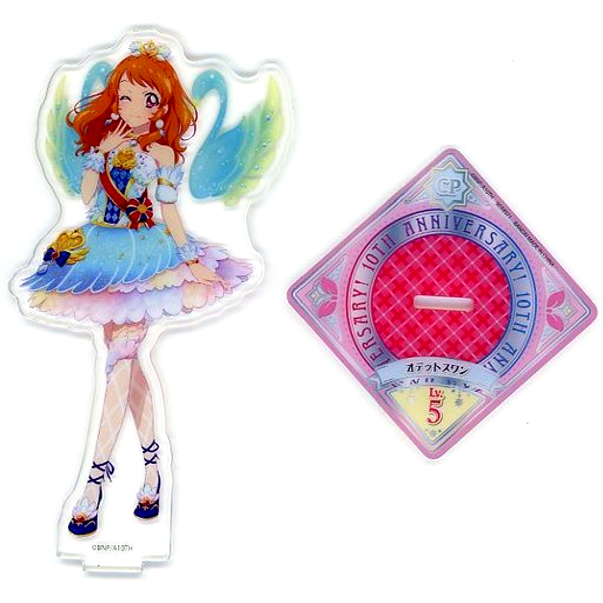 Akari Ozora Aikatsu! Series 10th Anniversary Illustration Acrylic Stand [USED]