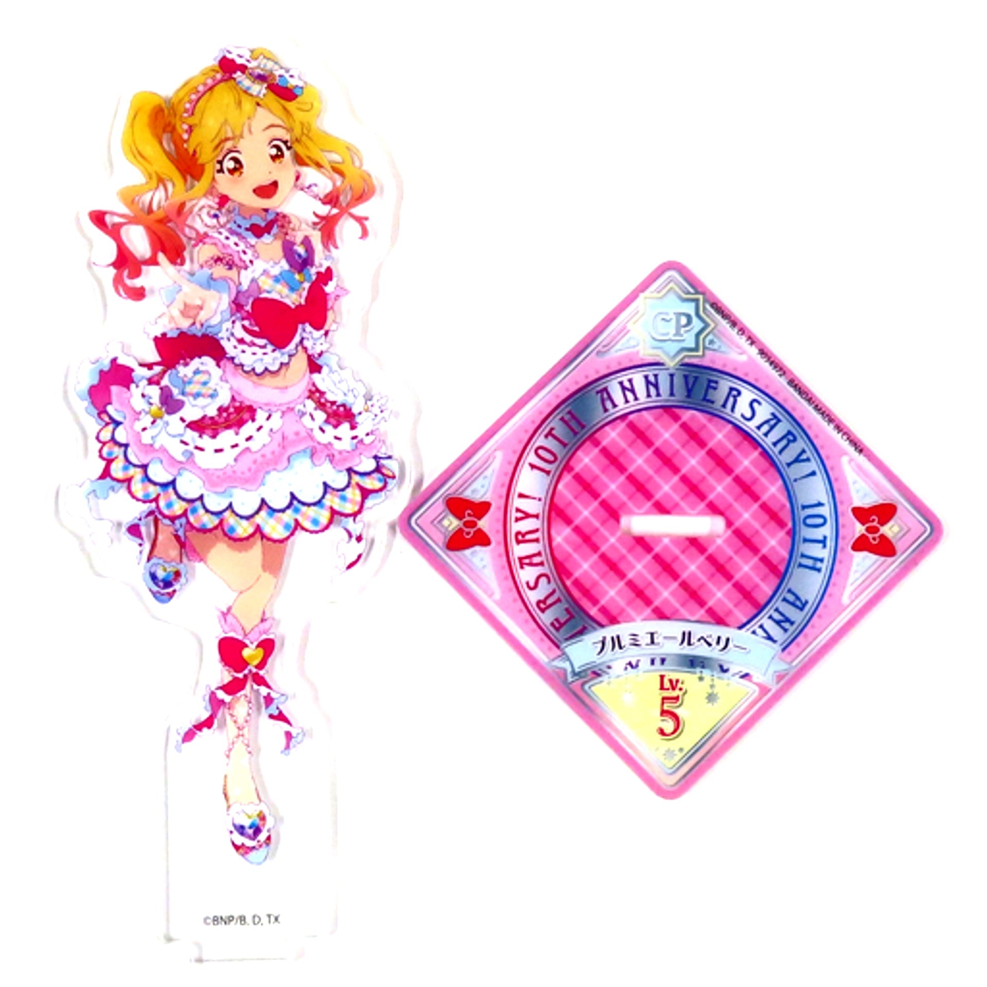 Yume Nijino 10th Anniversary Illustration Acrylic Stand Aikatsu! Series [USED]