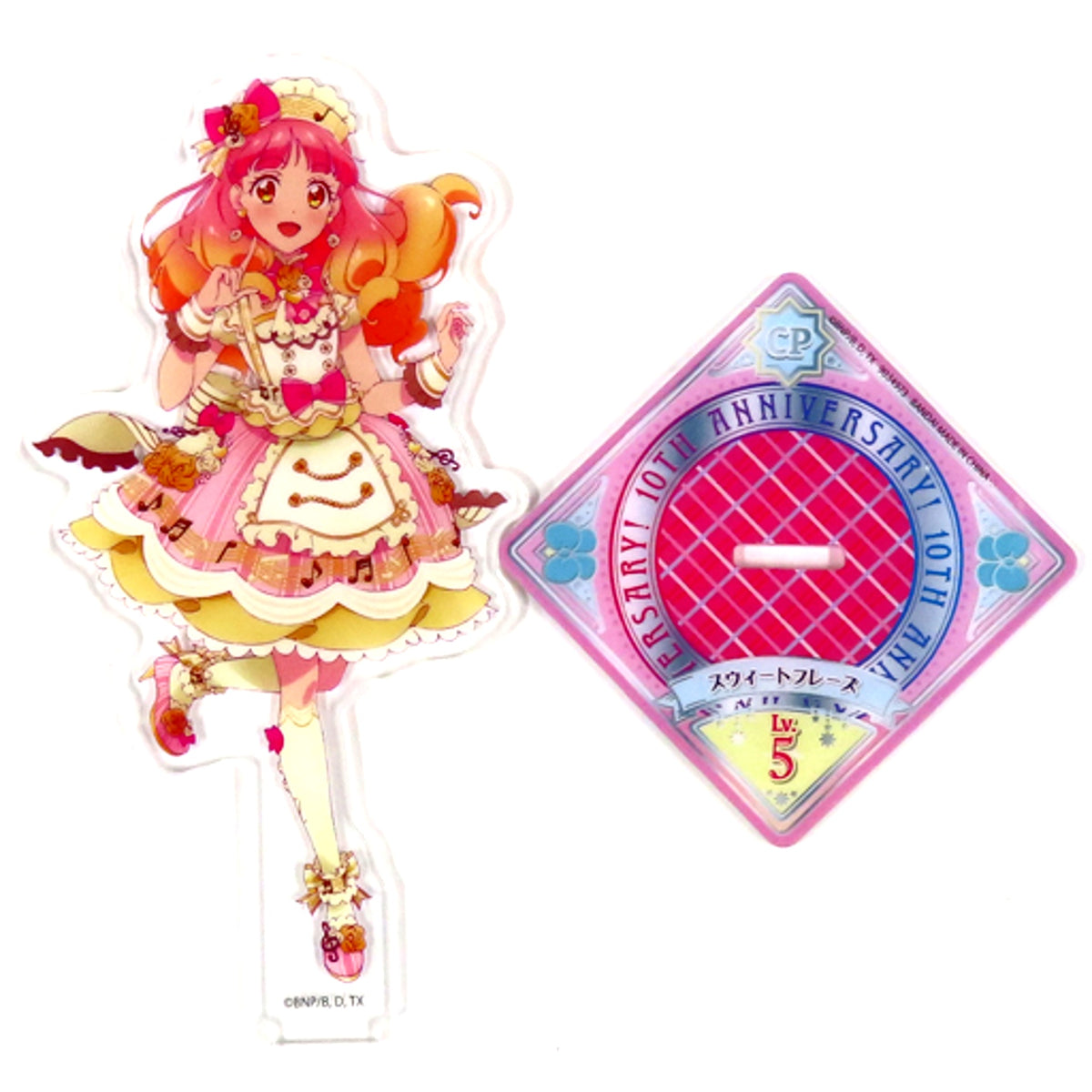 Aine Yuki 10th Anniversary Illustration Acrylic Stand Aikatsu! Series [USED]