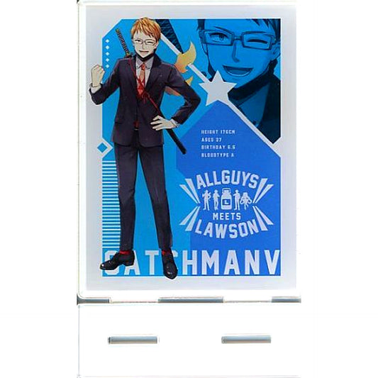 Gatchman V Special Illustration Acrylic Stand Virtual YouTuber All Guys x VTuber Style [USED]