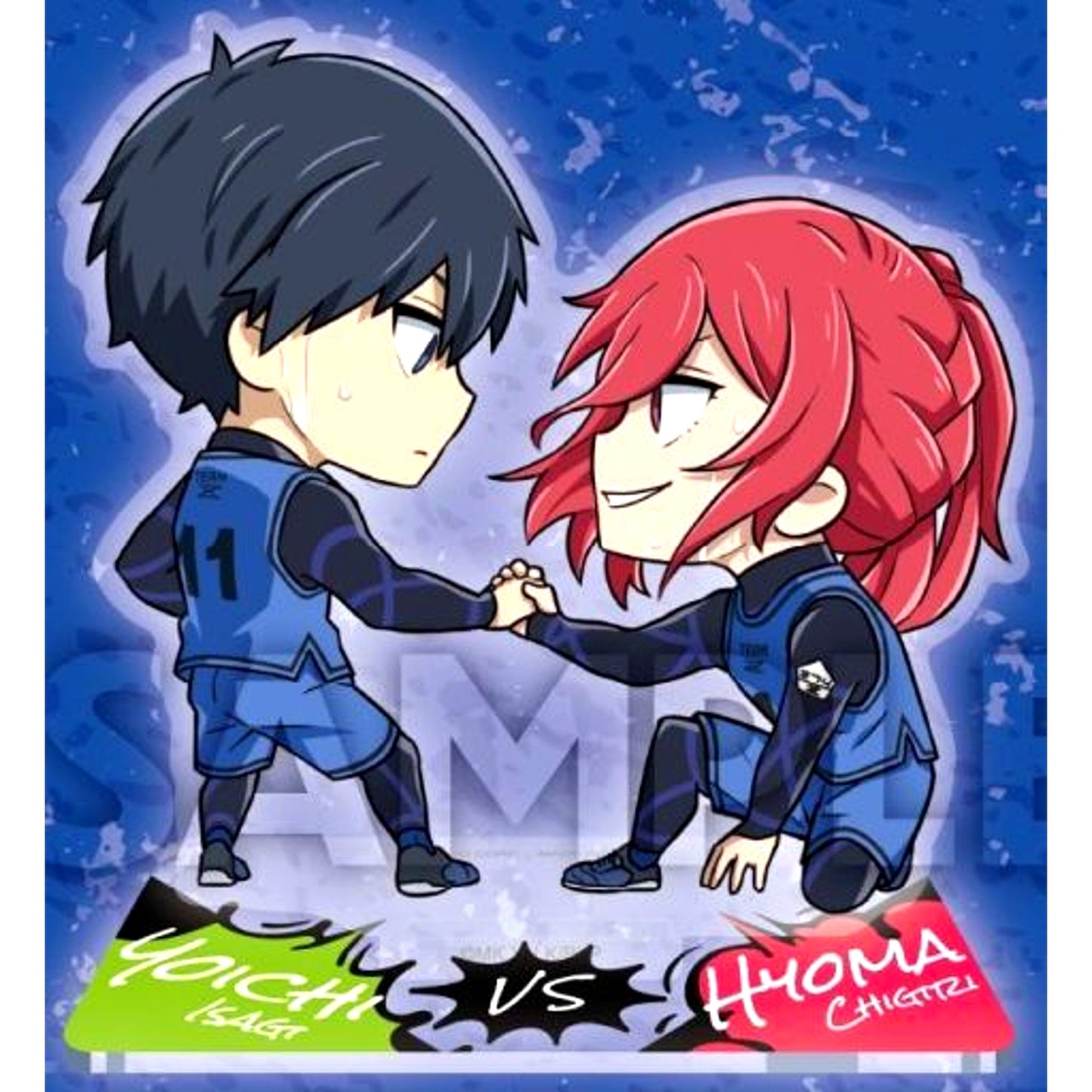 Yoichi Isagi VS Hyoma Chigiri Blue Lock VS Acrylic Stand [USED]