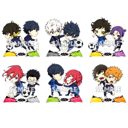 Set of 6 Blue Lock VS Acrylic Stand [USED]