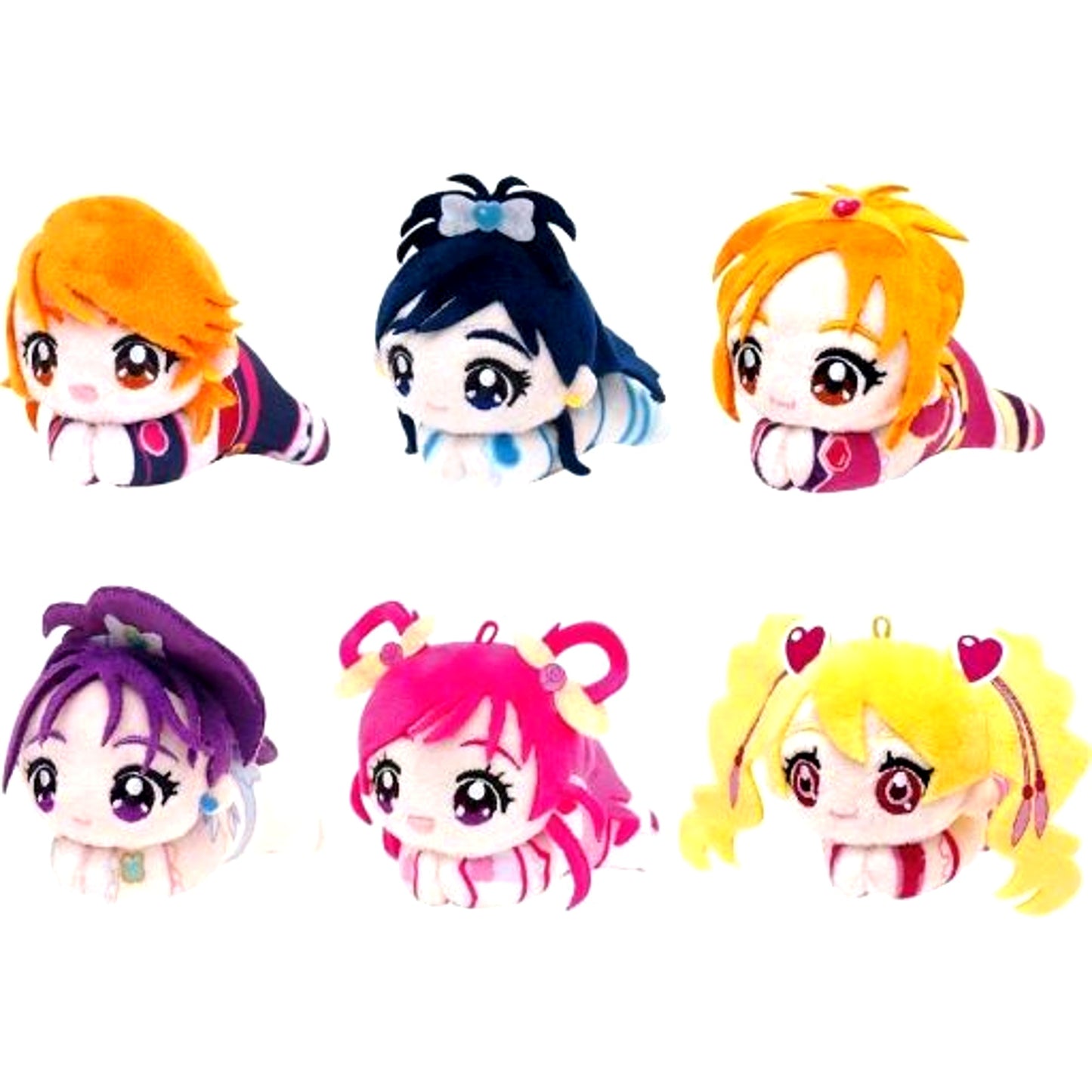 Set of 6 PreCure 20th Anniversary Hug Chara Collection [USED]