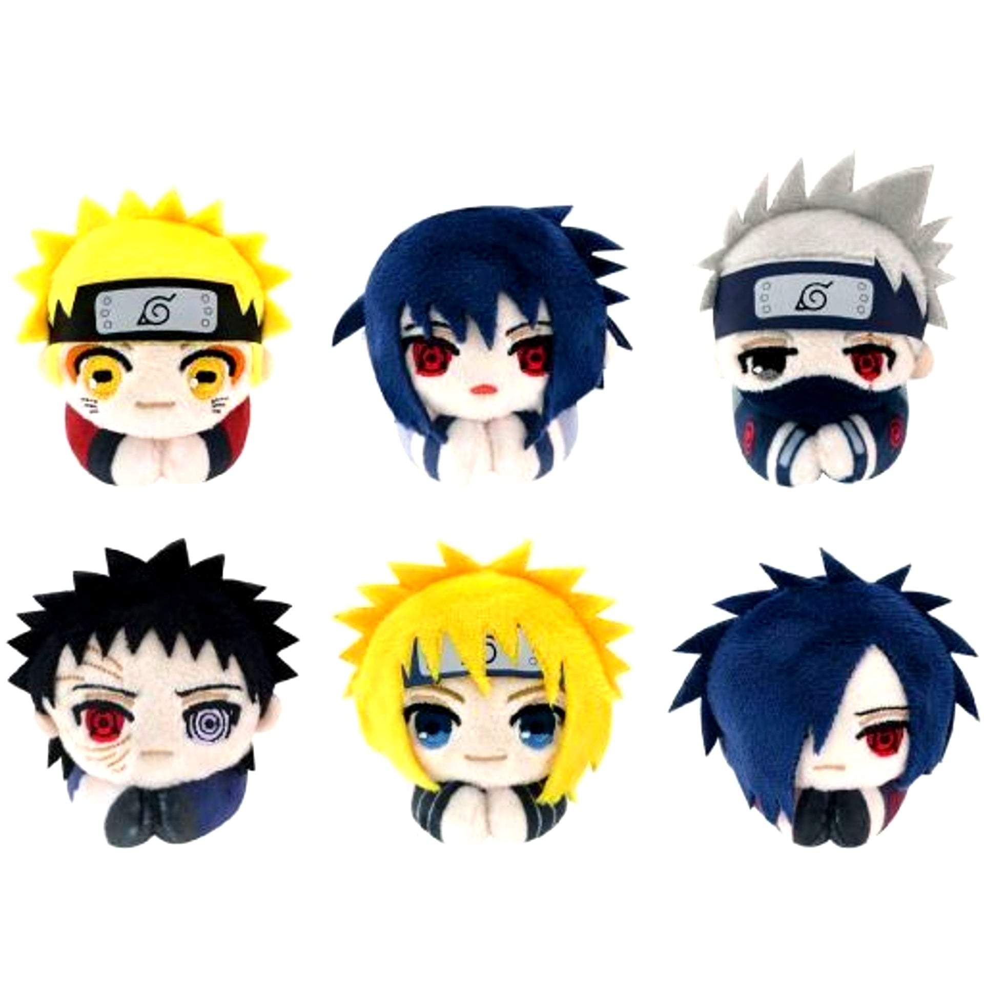 Set of 6 Naruto Shippuden Hug Character Collection 3 [USED]