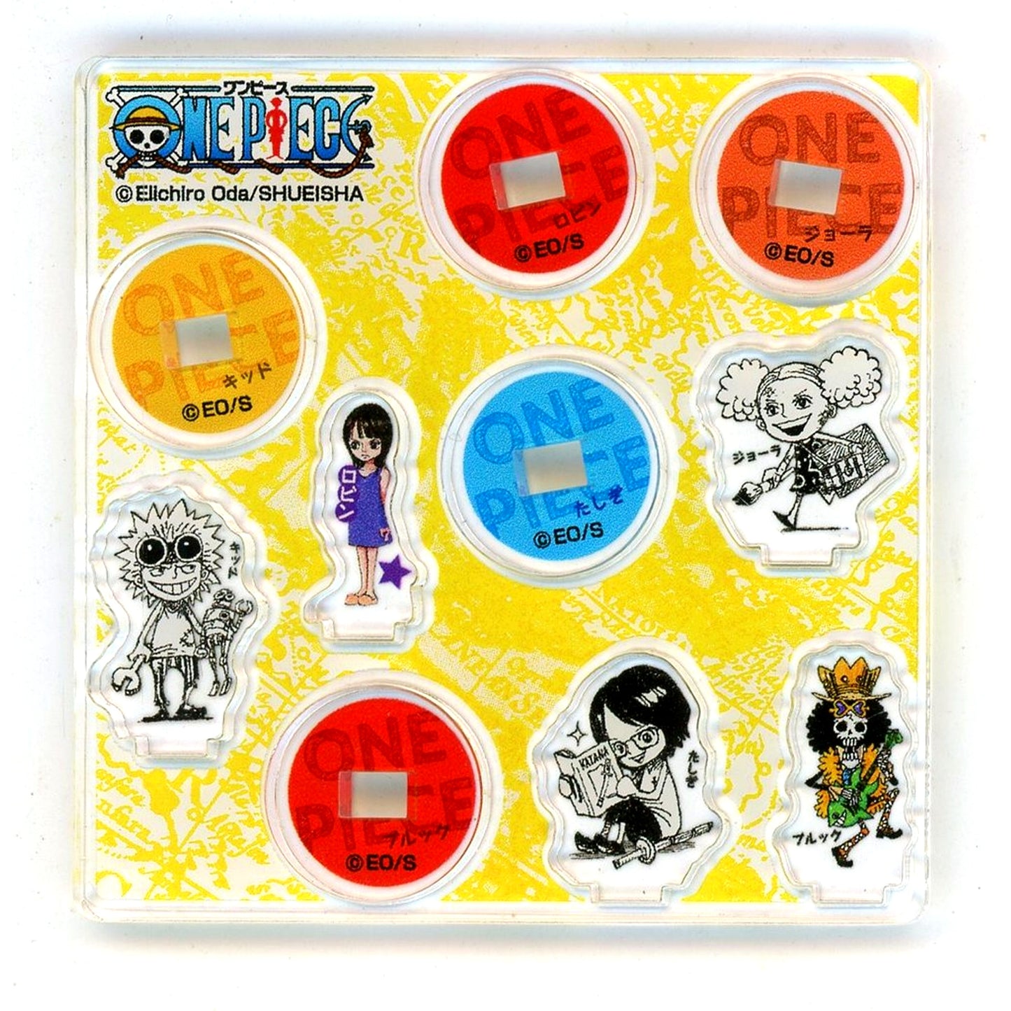 Jora & Tashigi & Nico Robin Child & Brook & Eustass Kid One Piece Acrylic mini mini Figure Part 3 [USED]