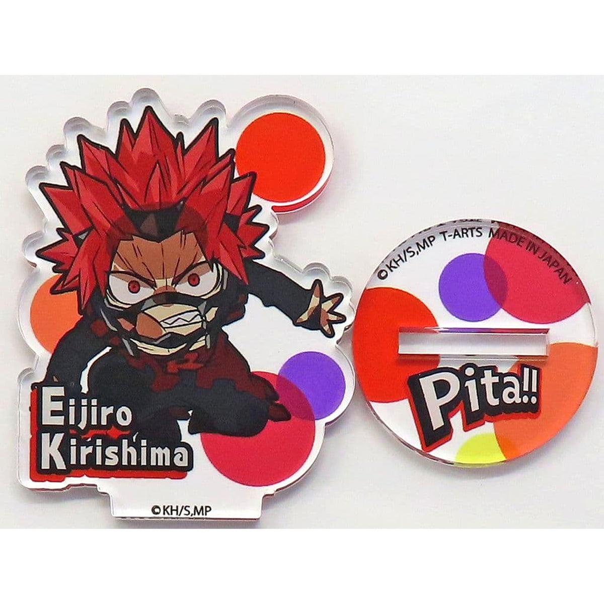 My Hero Academia Eijiro Kirishima Pita! Deforme GO!! Acrylic Stand Acrylic Stands [USED]