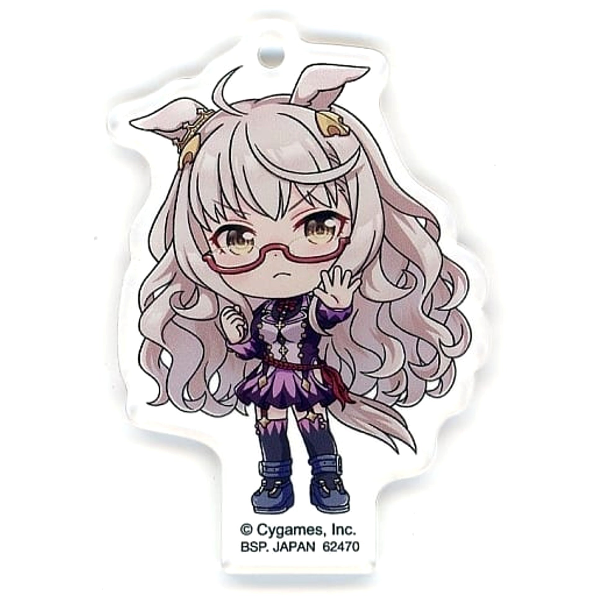 Umamusume: Pretty Derby Biwa Hayahide Ichiban Kuji 5th Acrylic Charms Kyunchara Illustrations Prize G Charm [USED]