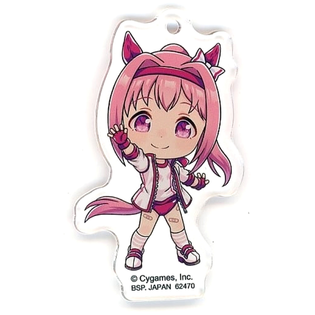Umamusume: Pretty Derby Haru Urara Ichiban Kuji 5th Acrylic Charms Kyunchara Illustrations Prize G Charm [USED]