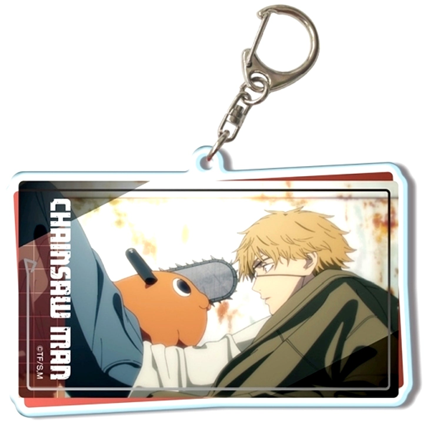 Denji & Pochita A Design 28 Chainsaw Man Big Acrylic Keychain [USED]