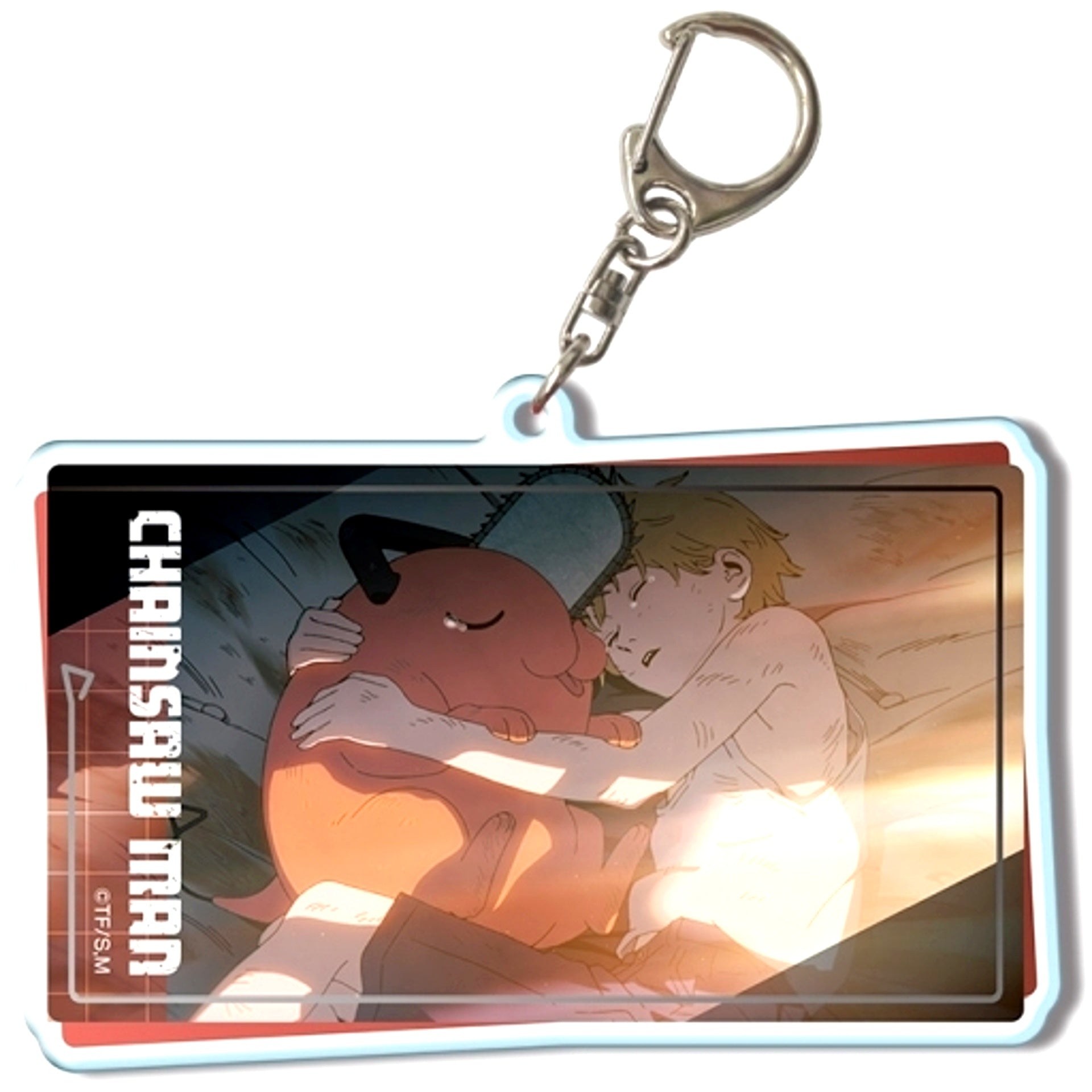 Denji & Pochita B Design 29 Chainsaw Man Big Acrylic Keychain [USED]
