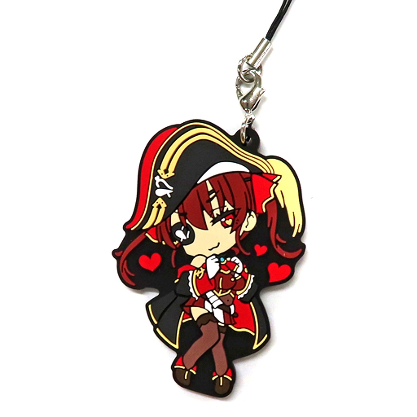 Houshou Marine Red Heart Virtual YouTuber Hololive Random Rubber Strap Houshou Marine Birthday Celebration 2022 [USED]