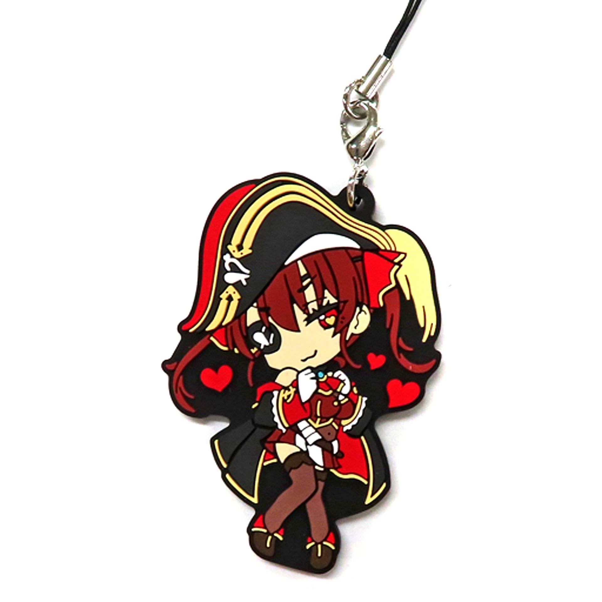Houshou Marine Red Heart Virtual YouTuber Hololive Random Rubber Strap Houshou Marine Birthday Celebration 2022 [USED]