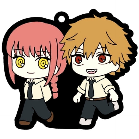 Denji & Makima Chainsaw Man Waiwai Rubber Strap [USED]