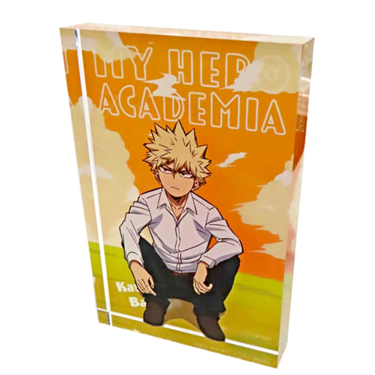 My Hero Academia Katsuki Bakugo Acrylic Block Youth Ver. Jump Festa 2023 Limited Made-to-Order Limited Acrylic Item [USED]