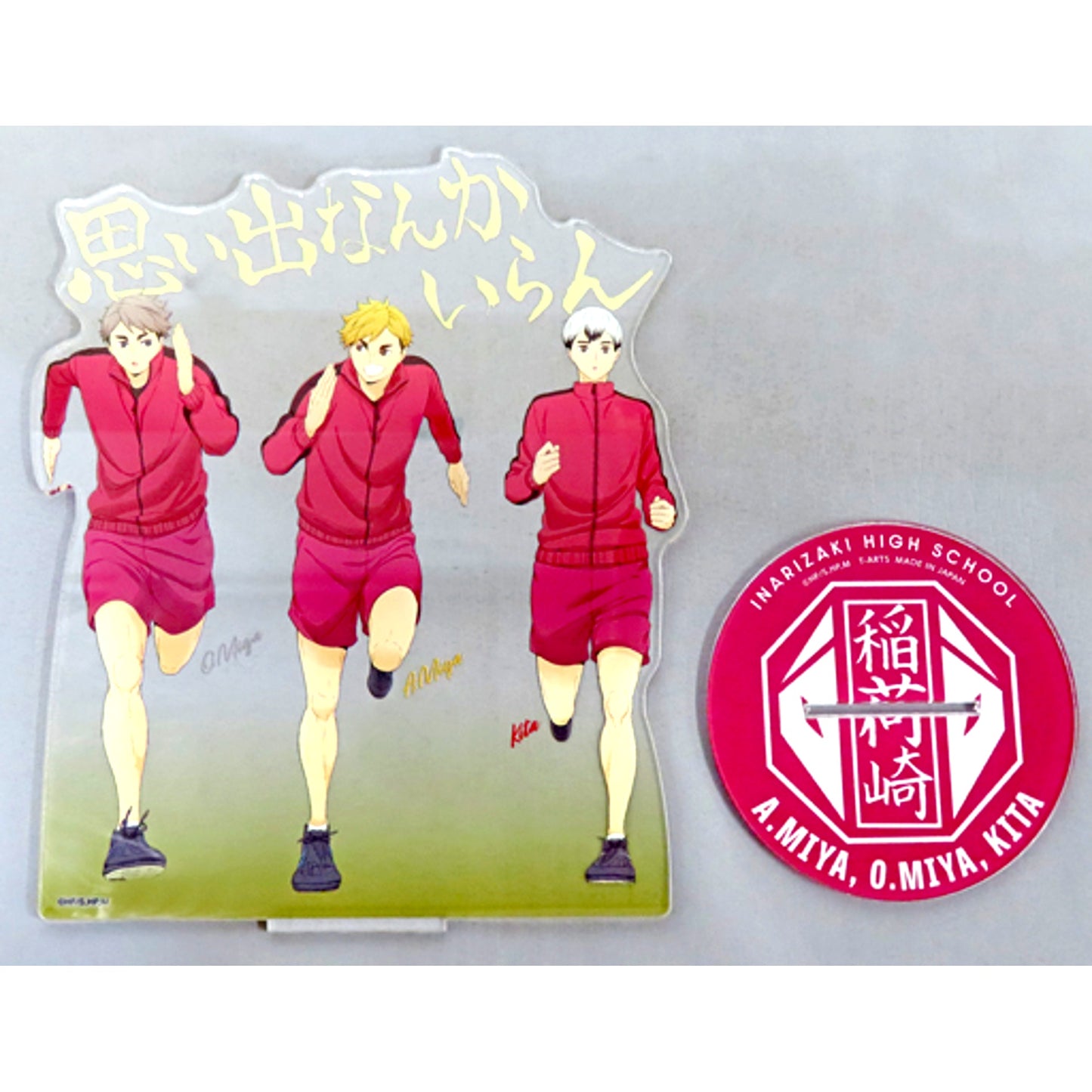 Inarizaki High School TRAINING MENU BIG Acrylic Stand Haikyu!! Jump Festa 2023 Goods Made-to-Order Limited [USED]