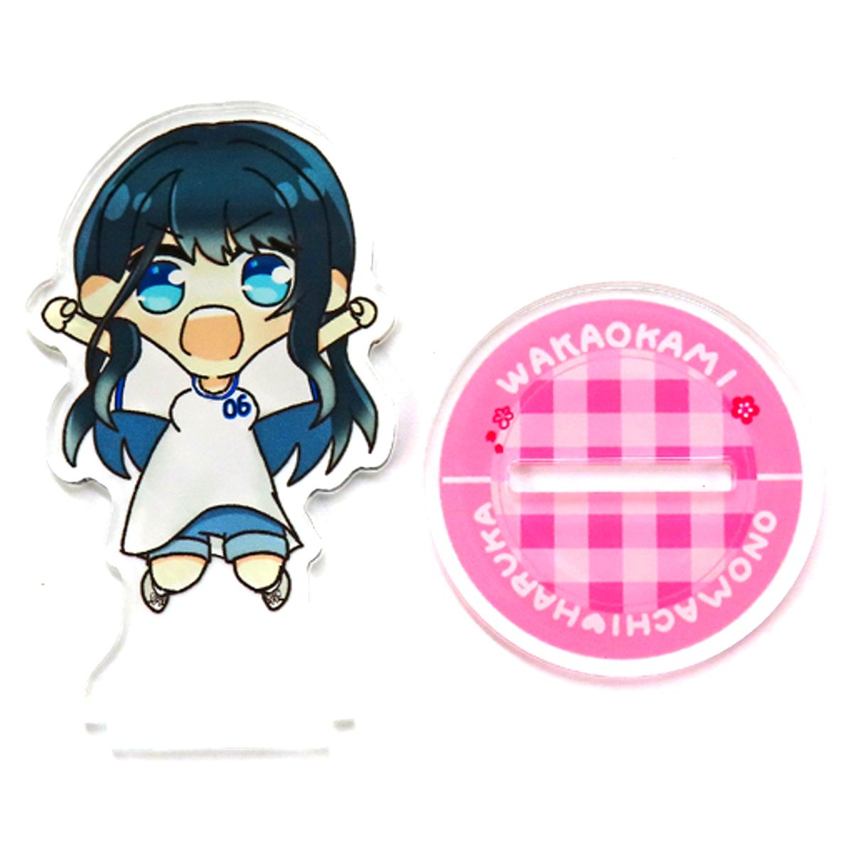 Haruka Onomachi Uniform Acrylic Figure Virtual YouTuber Nijisanji [USED]