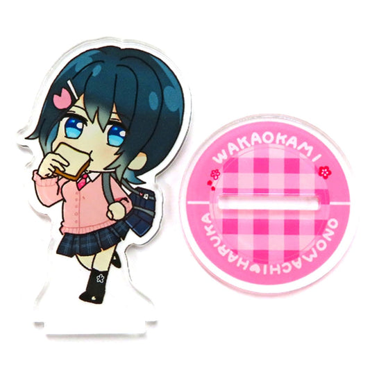 Haruka Onomachi School Uniform Acrylic Figure Virtual YouTuber Nijisanji [USED]