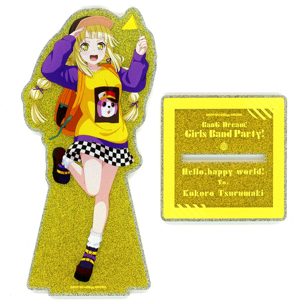 Kokoro Tsurumaki Bushiroad Store 1st Anniversary Ver. BanG Dream! Girls Band Party! Bushiroad Store in AKIHABARA Gamers Main Store Limited Kirarin Acrylic Stand [USED]