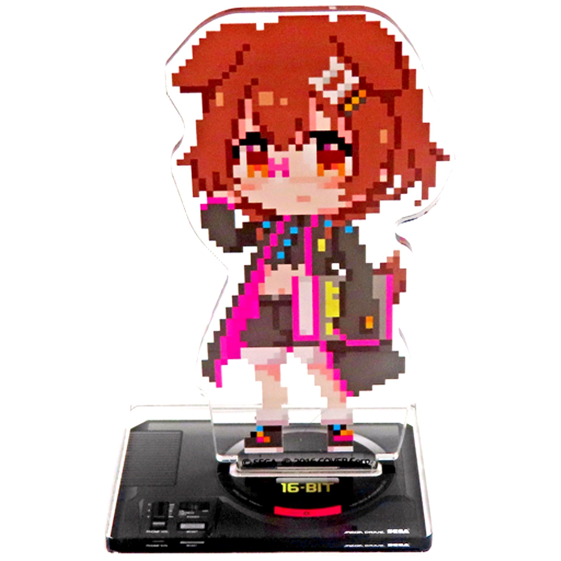 Inugami Korone Dot Mega Drive D Prize-8 Acrylic Stand Sega Lucky Kuji ONLINE hololive Soni x Koro 2023 [USED]